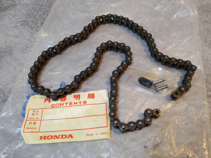 Chaine de distribution ouverte 78 maillons ORIGINE HONDA 14401-230-003