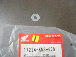 Rondelle plastique Element dans montage de boite à air de XR600R 86-93 PC800