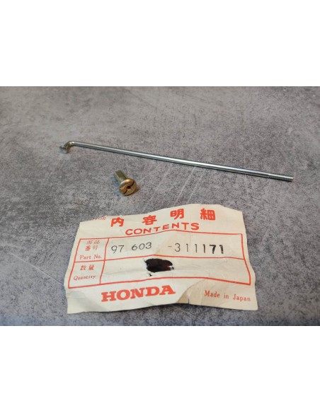 Rayon roue avant + écrou A1 CA175K0 CD125 /A CD175 K0/A HONDA 97603-311171