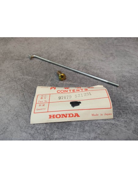 Rayon roue arrière B9X + écrou CA175K0 CD125 /A CD175 K0/A HONDA 97479-521231