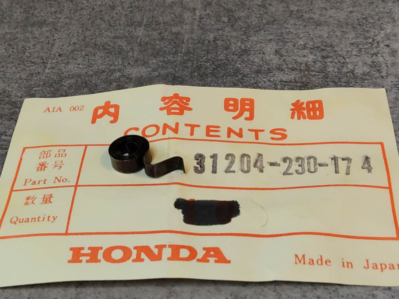 Ressort de balais CB350/360 CB400 CB125K3 CB450 CB175...HONDA 31204-230-174