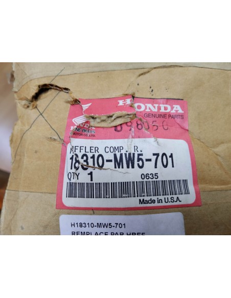 Silencieux échappement GL1500 A/SE 1996/97 HONDA 18310-MW5-701