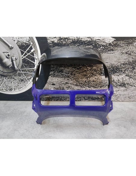 Carénage tête de fourche bleu et noir NSR50 F/S 1989-95 HONDA 64110-GE3-760ZD
