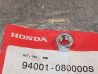 Ecrou 8 mm HONDA 94001080000S HONDA 940010-80000S