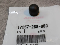Caoutchouc fixation couvercle CB72/77 CB450 CD175... HONDA 17257-268-000