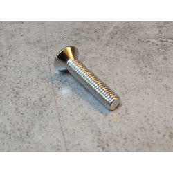 Vis cruciforme tète fraisée bombée M5x25 chromée HONDA 93700-050250B