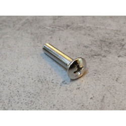 Vis cruciforme tète fraisée bombée M5x25 chromée HONDA 93700-050250B