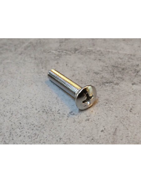 Vis cruciforme tète fraisée bombée M5x25 chromée HONDA 93700-050250B