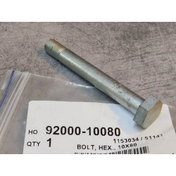 Vis à tête hexagonale 10x80 mm HONDA 92000-10080