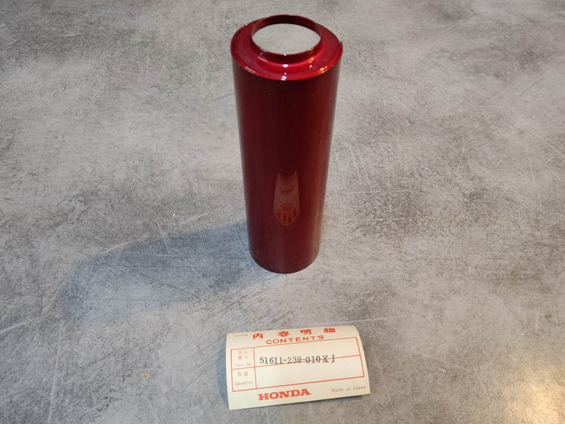 Tube cache fourche rouge CA175K0 CD125 CD175 K0/A HONDA 51611-230-010XJ