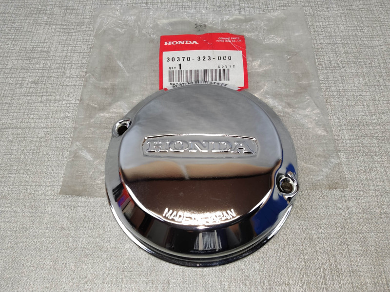 Couvercle d'allumage chromé CB500-550 four + le joint HONDA 30370-323-000