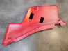 Cache latéral gauche noir/rouge (R-110) pour XL500RC HONDA 836A0-MC4-600ZA