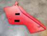 Cache latéral gauche noir/rouge (R-110) pour XL500RC HONDA 836A0-MC4-600ZA