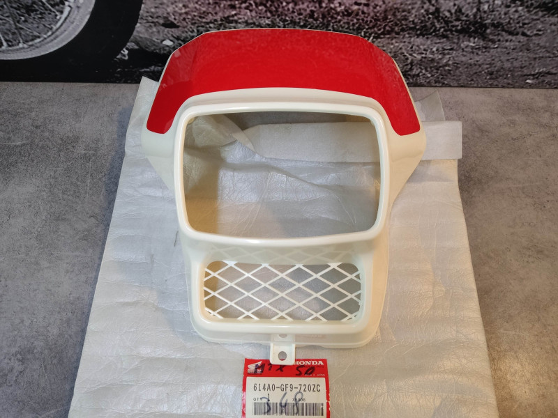 Carénage de phare blanc et rouge (NH-138/TYPE 3) MTX50 HONDA 614A0-GF9-720ZC