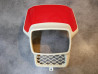 Carénage de phare blanc et rouge (NH-138/TYPE 3) MTX50 HONDA 614A0-GF9-720ZC
