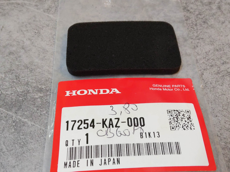 Mousse Elément boite air CBR600F 91 VFR750 97 HONDA 17254-KAZ-000