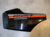 Cache latéral gauche noir (R109) CB125T 1990 NOS HONDA 83640-KC1-000ZCNOS