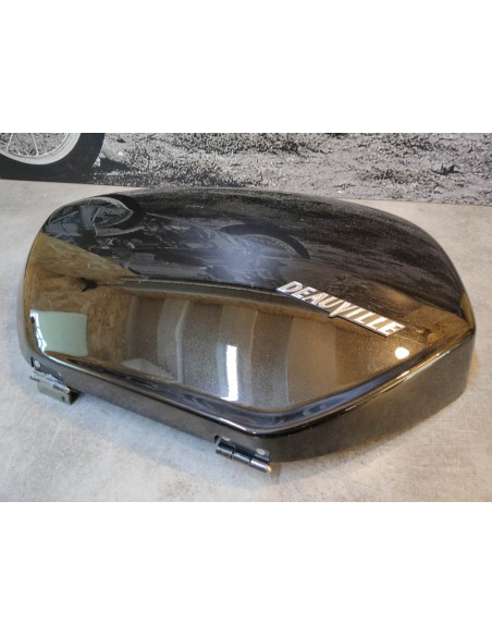 Couvercle sacoche gauche noire (NHA65P) NT700 V/VA 2006-10 HONDA 91330-MEW-920ZF