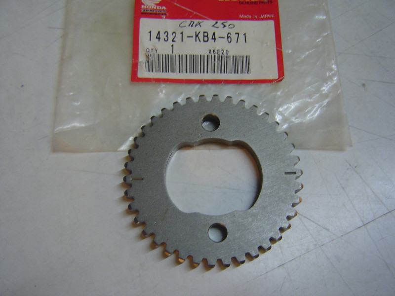 Pignon arbre à cames 38 dents Honda CB250R CMX250C Rebel