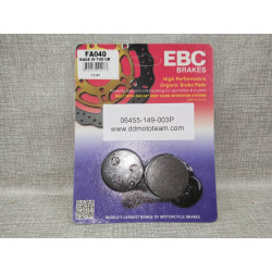 jeu de plaquettes AV CB125 J S3 CB125T HONDA 06455-149-003P EBC FA040 7326051
