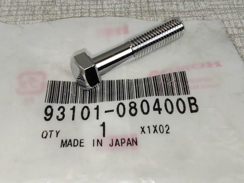 Vis hexagonale 8x40 mm Honda 93101-080400B