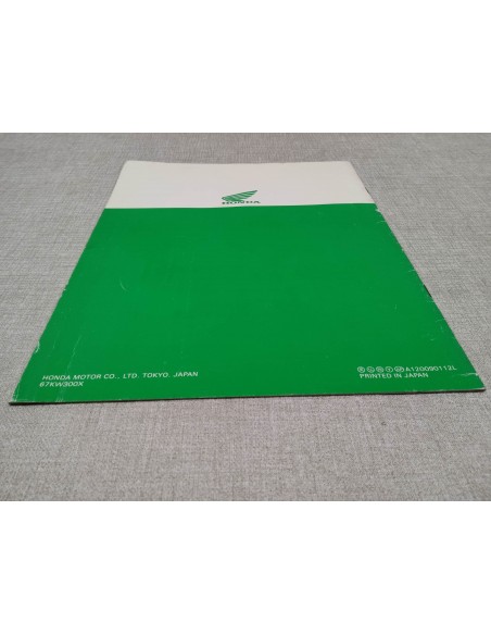 Manuel d'atelier NX250 2L Edition 1990 HONDA 67KW300X