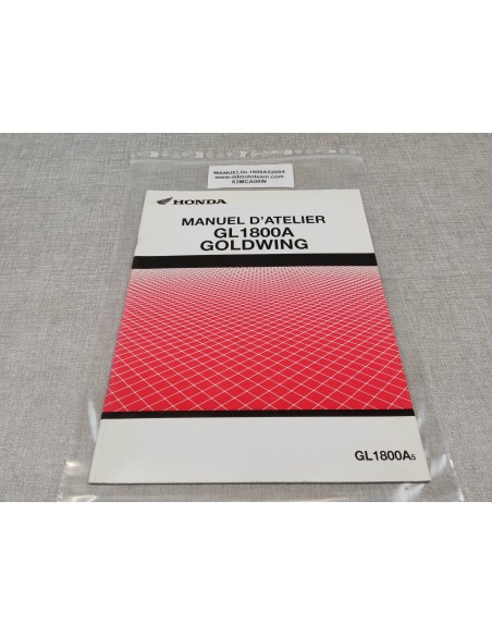 Manuel d'atelier GL1800 A 5 GOLDWING Edition 2004 HONDA 63MCA00W