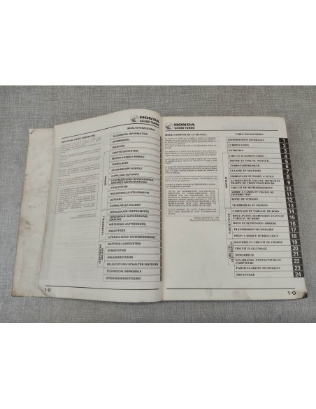 Manuel d'atelier CX500 TURBO Edition 1981 occasion HONDA 67MC700