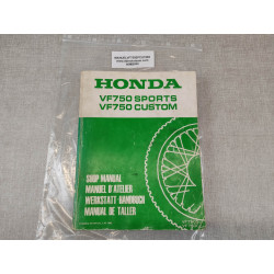 Manuel d'atelier VF750 SPORTS / CUSTOM Edition 1982 OCCASION HONDA 66MB000