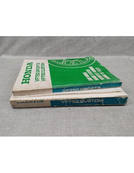 Manuel d'atelier VF750 SPORTS / CUSTOM Edition 1982 OCCASION HONDA 66MB000