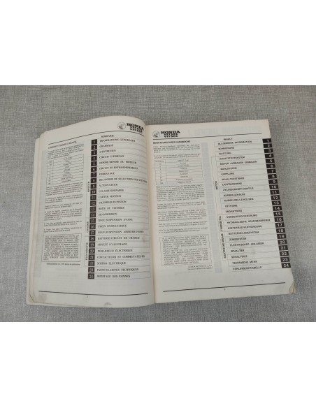 Manuel d'atelier VF750 SPORTS / CUSTOM Edition 1982 OCCASION HONDA 66MB000