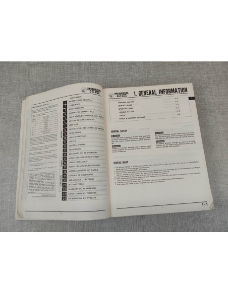 Manuel d'atelier VF750 SPORTS / CUSTOM Edition 1982 OCCASION HONDA 66MB000