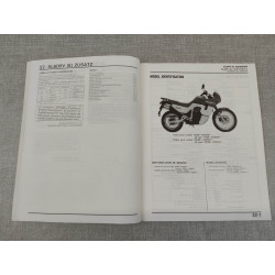Manuel additionnel d'atelier XL600 V Edition 1988 HONDA 67MM900Z