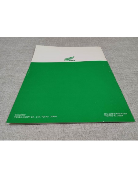 Manuel additionnel d'atelier SPACY / CH125 Edition 1992 HONDA 67KV800Y