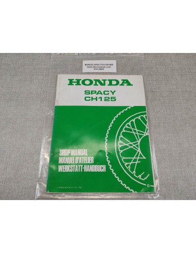 Manuel d'atelier SPACY / CH125 Edition 1985 HONDA 67KJ900Z