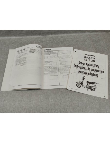 Manuel d'atelier SPACY / CH125 Edition 1985 HONDA 67KJ900Z