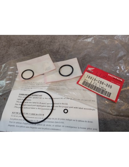 Jeu de joints toriques PA50 I/II 1978-1983 HONDA 16010-156-305