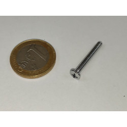 Vis fraisée bombée M3x25 cruciforme chromée Honda 93700-030253B