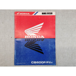 Manuel Atelier CB600F FII Y 2000 Honda 63MBZ00Z