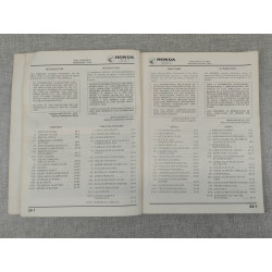 Manuel supplémentaire d'atelier CBX Edition 1981 HONDA 6642201Y