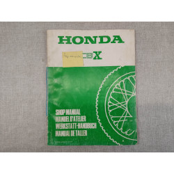 Manuel A supplémentaire d'atelier INCOMPLET CBX Edition 1979 HONDA