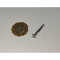 Vis Fraisée Bombée M3x25 Chromée Honda 93700-030250B