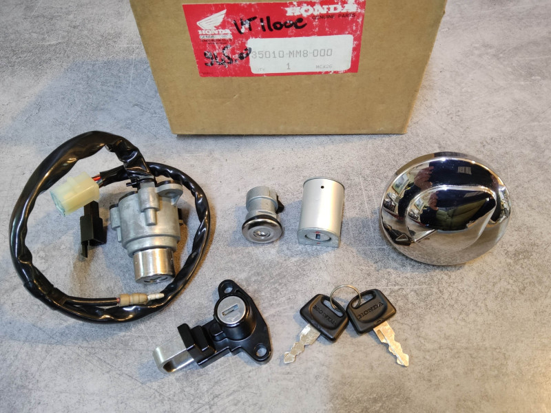 Kit serrures VT1100C SHADOW 1987-1989 HONDA 35010-MM8-000