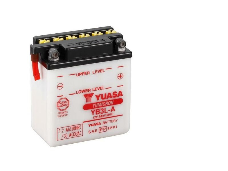 Batterie YUASA conventionnelle sans pack acide - YB3L-A 1080835