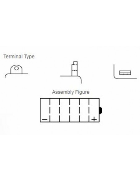 Batterie YUASA conventionnelle sans pack acide - YB3L-B 1080836