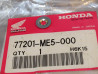Ecrou rapide 4 mm HONDA 77201-ME5-000