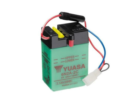 Batterie YUASA conventionnelle sans pack acide - 6N2A-2C 1080761