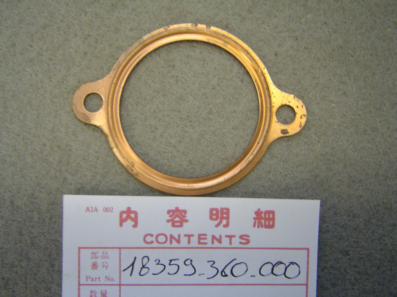 Joint d'échappement Honda CR125 MR175 MT125 - Réf 18359-360-000