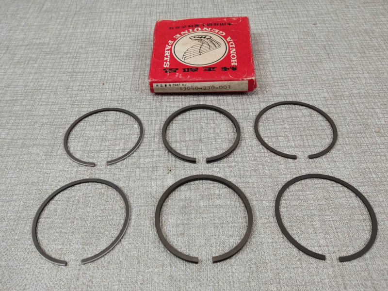 Kit de deux jeux de segments cote +0.75 épaisseur 1.2 HONDA 13040-230-003