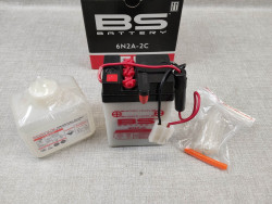 Batterie BS Battery 6N2A-2C + acide Honda | Réf. 105086